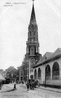 carte postale de Liège L'église Sainte-Foi