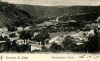carte postale ancienne de Chaudfontaine Chaudfontaine sur Vesdre - environs de Liège