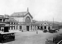 carte postale de Liège Gare des Guillemins