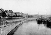carte postale de Liège La Meuse et le quai Frère Orban