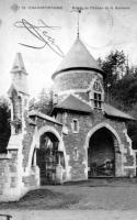 carte postale ancienne de Chaudfontaine Entrée du Château de la Rochette