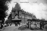 postkaart van Luik Hôpital de Bavière