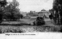 carte postale de Liège Les Serres du jardin d'acclimatation