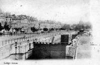 carte postale ancienne de Liège Ecluse