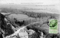 carte postale ancienne de Trois-Ponts Moulin Rochelinval et Route vers Grand-Halleux