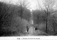 carte postale ancienne de Tilff Chemin du bout du monde