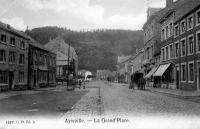 carte postale ancienne de Aywaille La Grand Place