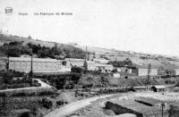 carte postale ancienne de Engis La fabrique de mêches