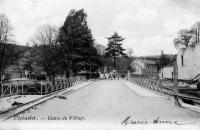 carte postale ancienne de Pepinster Entrée du village