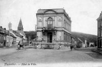 carte postale ancienne de Pepinster Hôtel de ville