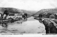 carte postale ancienne de Comblain-La-Tour Rochers de la vierge