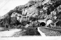 carte postale ancienne de Comblain-au-Pont Le Tunnel
