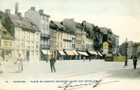 carte postale ancienne de Verviers Place du Martyr (ancienne place des rÃ©collets)