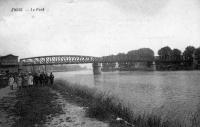 carte postale ancienne de Engis Le Pont