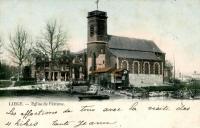 carte postale de Liège Eglise de Fétinne