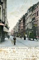 carte postale de Liège La rue Feronstrée