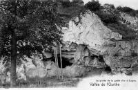 carte postale ancienne de Logne La grotte de la gatte d'or à Logne - Vallée de l'Ourthe