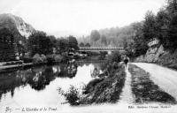 carte postale ancienne de Sy L'Ourthe et le Pont