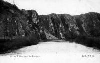 carte postale ancienne de Sy L'Ourthe et les Rochers