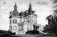 carte postale ancienne de Juslenville Perspective du Château