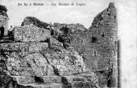 carte postale ancienne de Sy De Sy à Bomal. Les ruines de Logne
