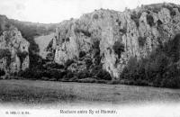 carte postale ancienne de Sy Rochers entre Sy et Hamoir