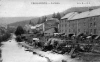 carte postale ancienne de Trois-Ponts La Salm