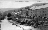 carte postale ancienne de Trois-Ponts La Salm