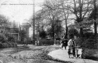 carte postale de Liège Observatoire et avenue de la laiterie