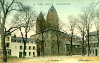 carte postale de Liège Eglise Saint-Barthelemy
