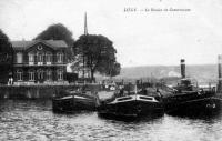 carte postale ancienne de Liège Le bassin de Coronmeuse