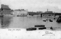 carte postale de Liège Pont Maghin