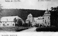 carte postale ancienne de Hamoir Vallée de l'Ourthe.  Château d' Hamoir