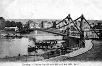 carte postale ancienne de Seraing L'ancien pont (15 avril 1843 au 10 mai 1905)