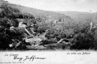 carte postale ancienne de La Gileppe La vallée vers Béthane