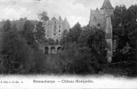 carte postale ancienne de Remouchamps Château Montjardin