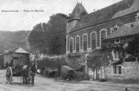 carte postale ancienne de Remouchamps Place du marché