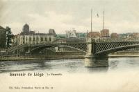 carte postale de Liège La Passerelle
