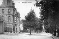 carte postale ancienne de Spa Avenue de Marteau