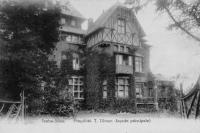 carte postale ancienne de Fexhe-Slins Propriété T. Tilman (façade principale)