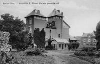 carte postale ancienne de Fexhe-Slins Propriété T. Tilman (façade postérieure)
