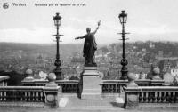 carte postale ancienne de Verviers Panorama pris de l'escalier de la Paix