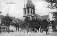 carte postale de Liège Cathédrale Saint-Paul