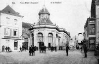 carte postale ancienne de Spa Place Pierre Legrand et le Pouhon