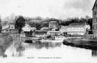 carte postale ancienne de Stavelot Les Tanneries et L'Amblève