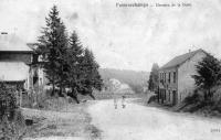 carte postale ancienne de Francorchamps Chemin de la gare