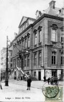 carte postale de Liège Hôtel de ville