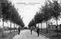 carte postale ancienne de Seraing Lize Biens communaux Avenue du Progrès