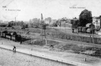 carte postale ancienne de Visé La Gare (intérieur)