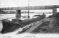 postkaart van Wezet Le pont de Visé